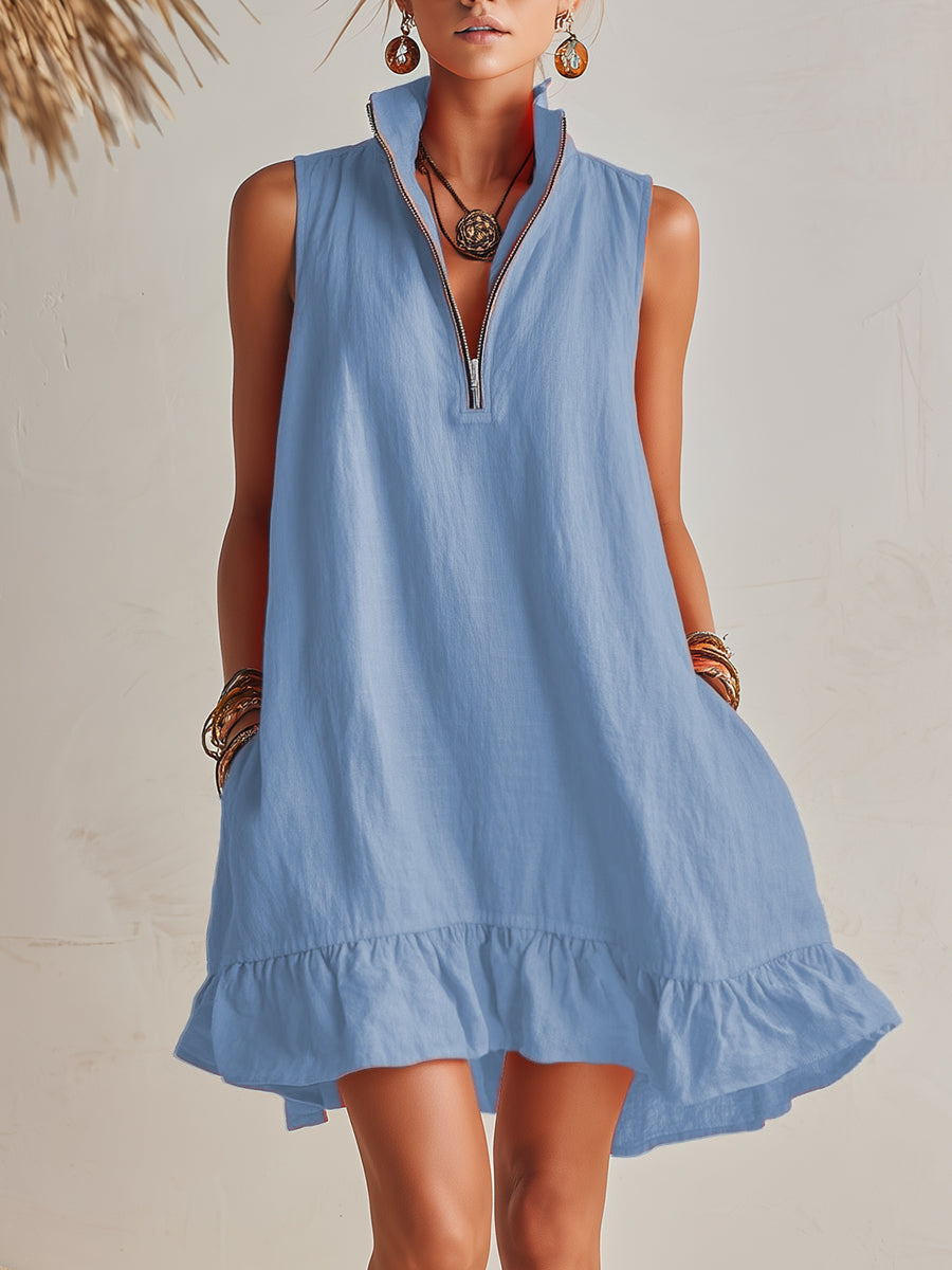 Susi | Abito Mini in Cotone e Lino
