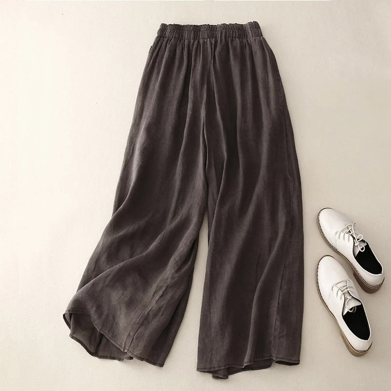 Nicolé | Pantaloni eleganti in lino