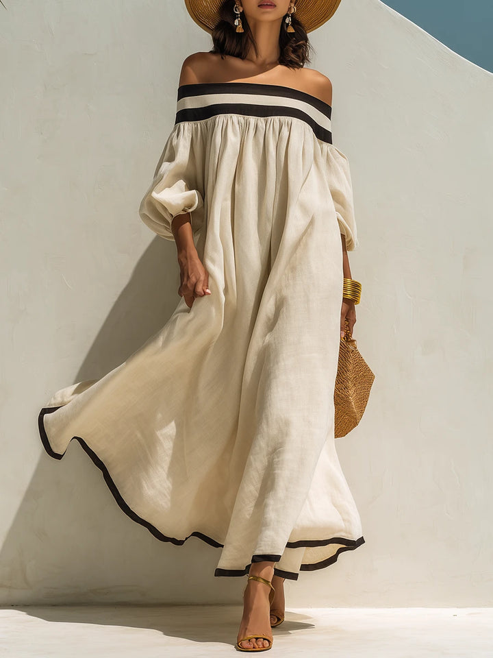 Cindy | Abito maxi con spalle scoperte