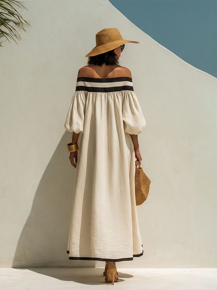 Cindy | Abito maxi con spalle scoperte