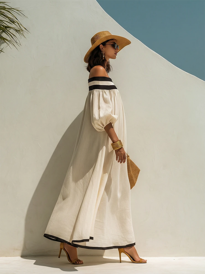 Cindy | Abito maxi con spalle scoperte