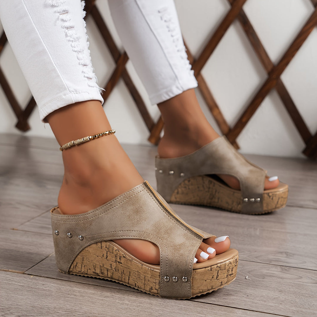Sandalo Wild Grace con tacco comfort