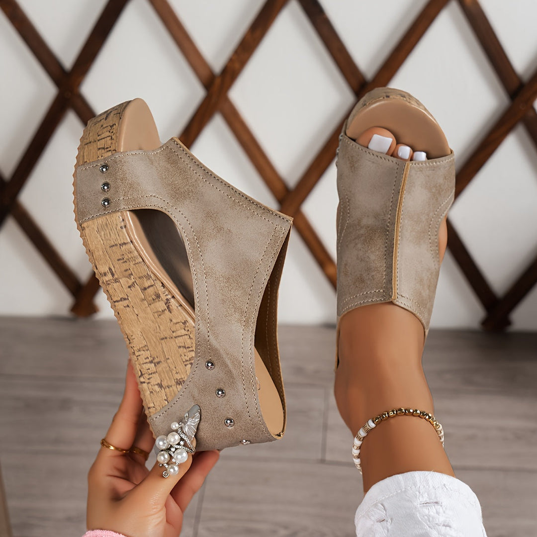 Sandalo Wild Grace con tacco comfort