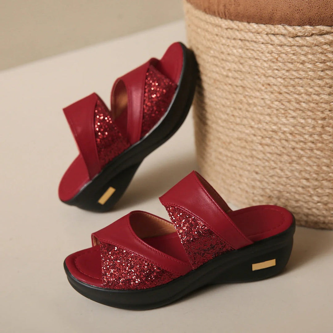 Sandalo Ginevra con suola piattaforma comfort