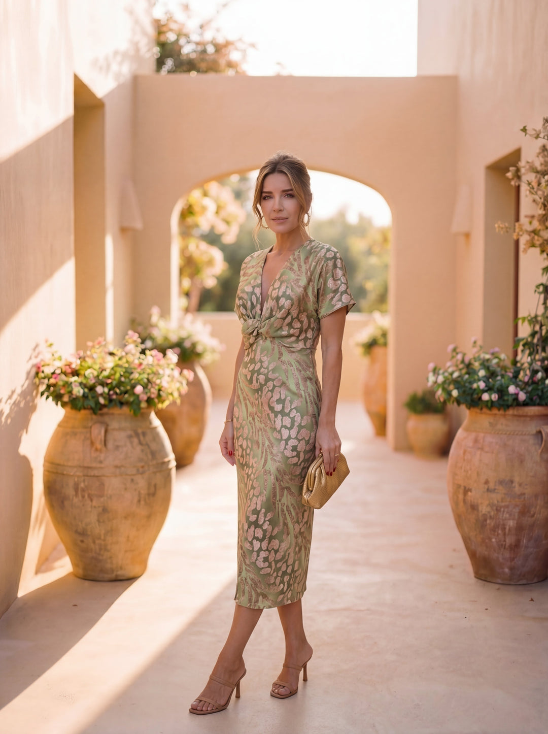 JILL | Vestito elegante in tessuto leggero e fluido
