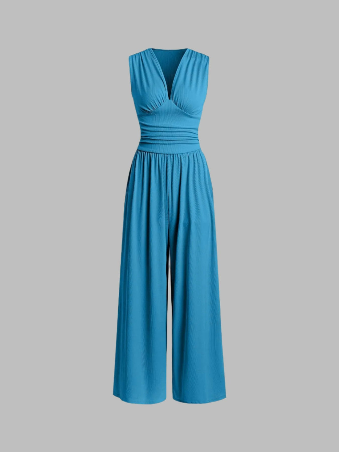 Tina | Tuta elegante senza maniche con pantaloni ampi