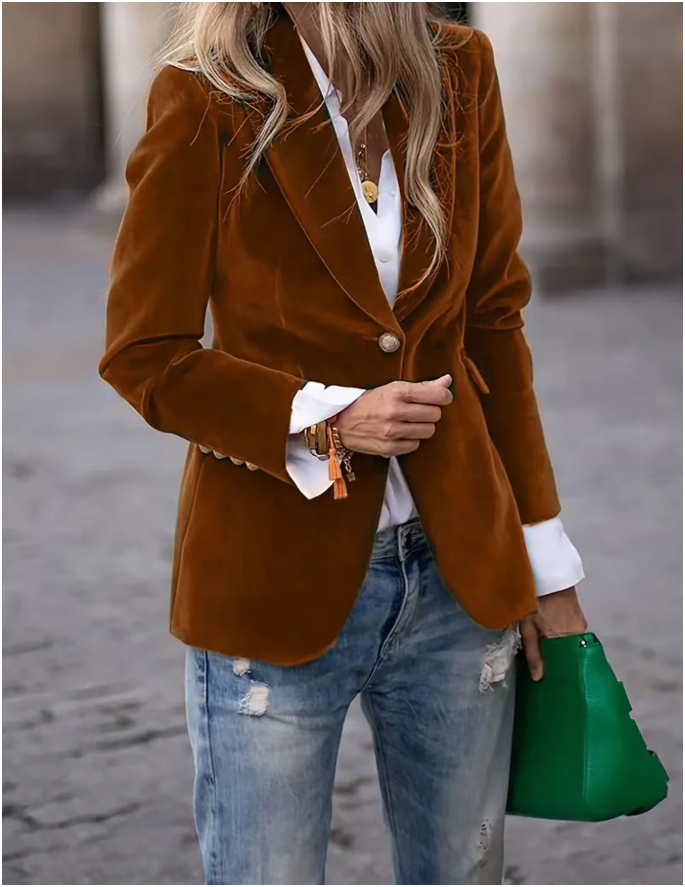 Alessia – Blazer elegante con un bottone