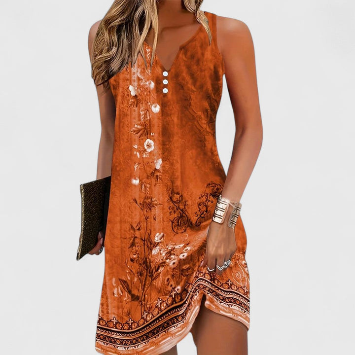 Maribel | Abito Bohemien Senza Maniche