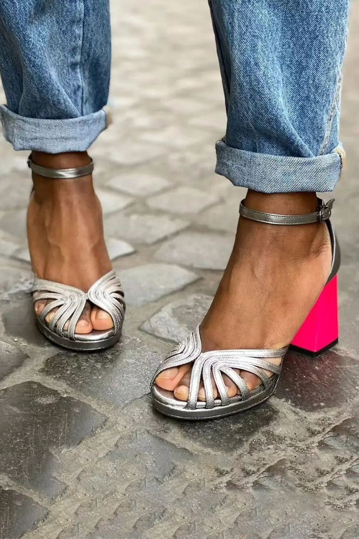 Sofia | Sandali con tacco chunky