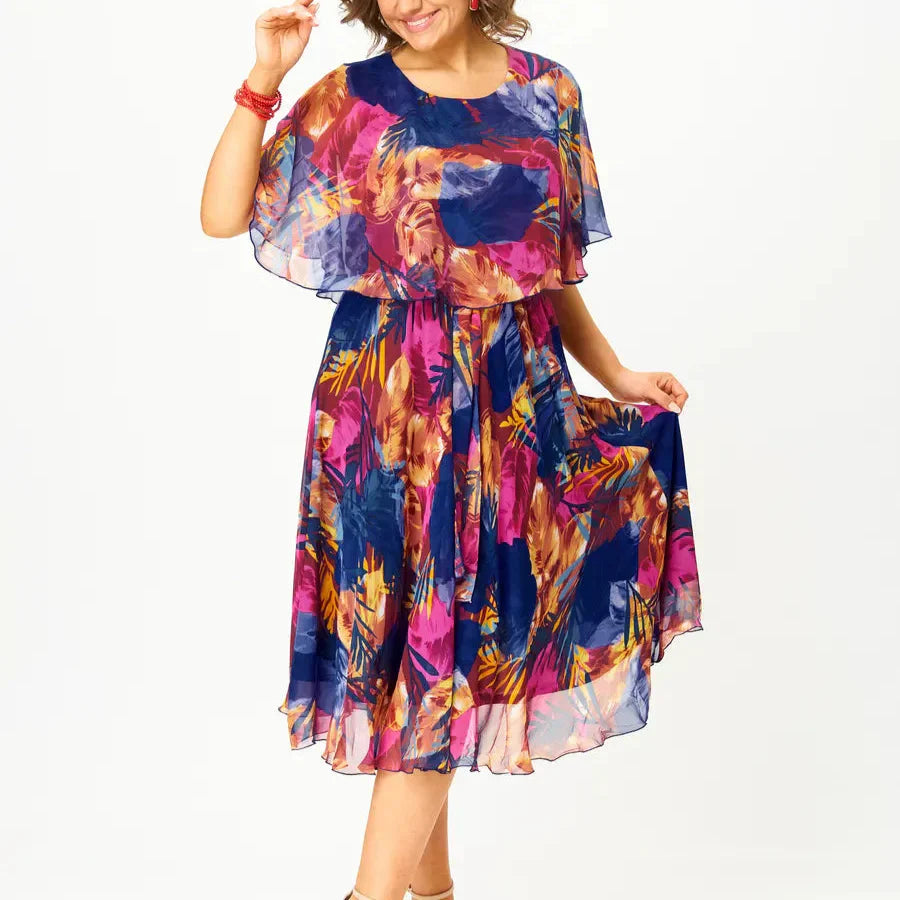 BARBARA | ABITO IN CHIFFON COMODO ED ELEGANTE