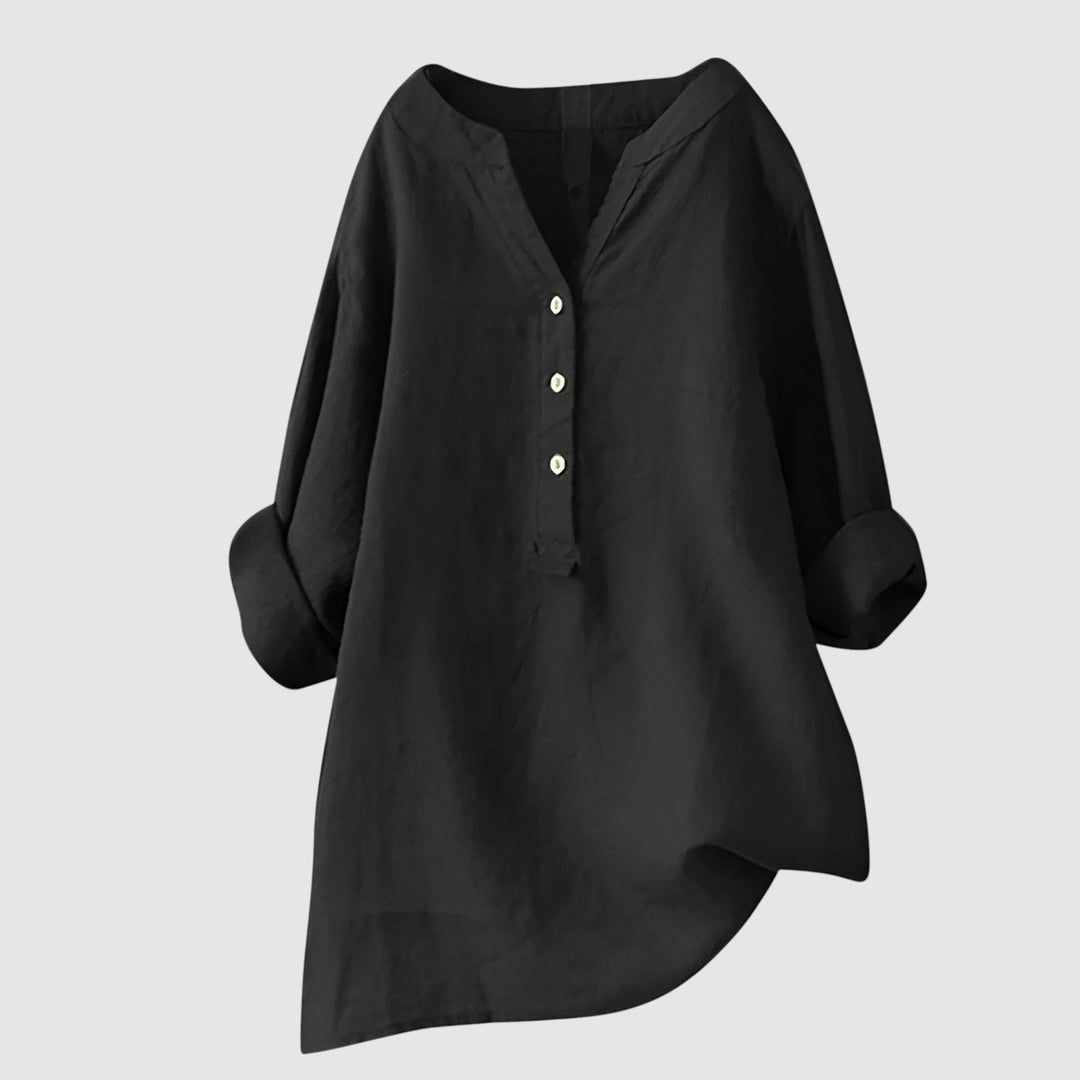 Lena™ – Camicia leggera e comoda con bottoni