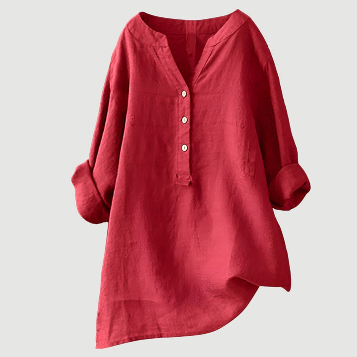 Lena™ – Camicia leggera e comoda con bottoni