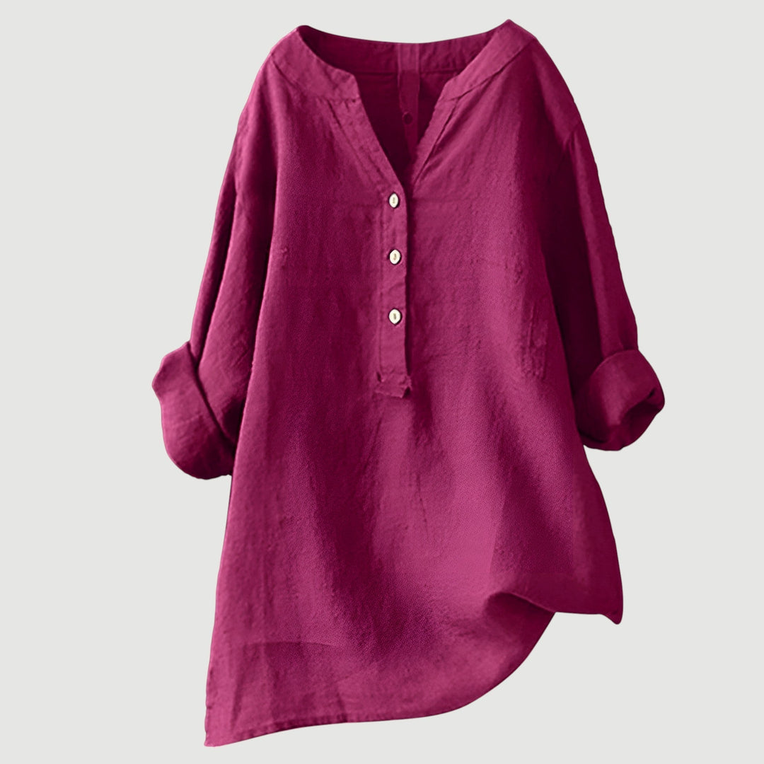 Lena™ – Camicia leggera e comoda con bottoni