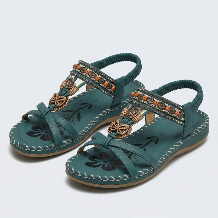 Nora™ | Sandali ortopedici in stile Ibiza per comfort ed eleganza