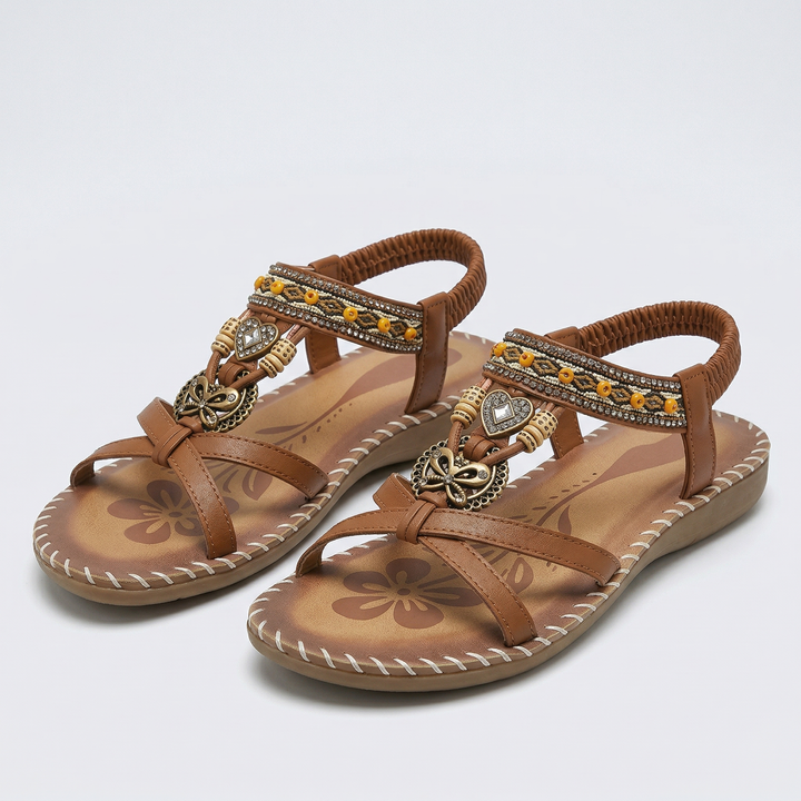 Nora™ | Sandali ortopedici in stile Ibiza per comfort ed eleganza