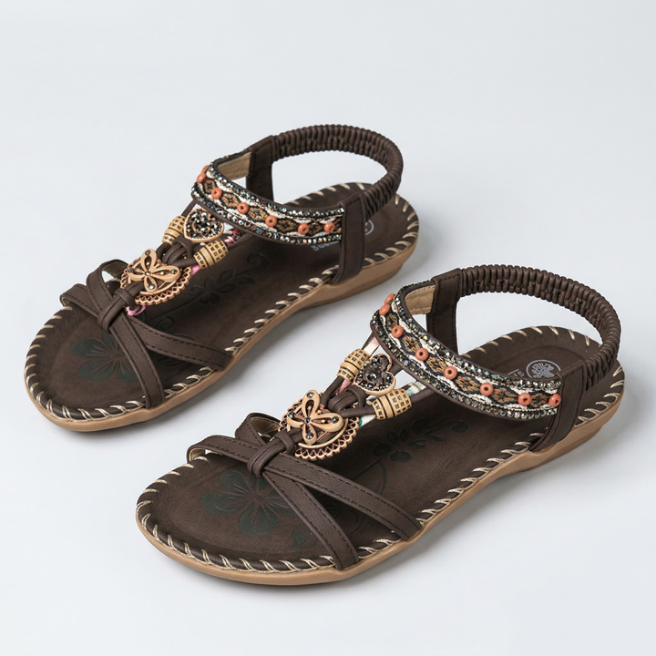 Nora™ | Sandali ortopedici in stile Ibiza per comfort ed eleganza