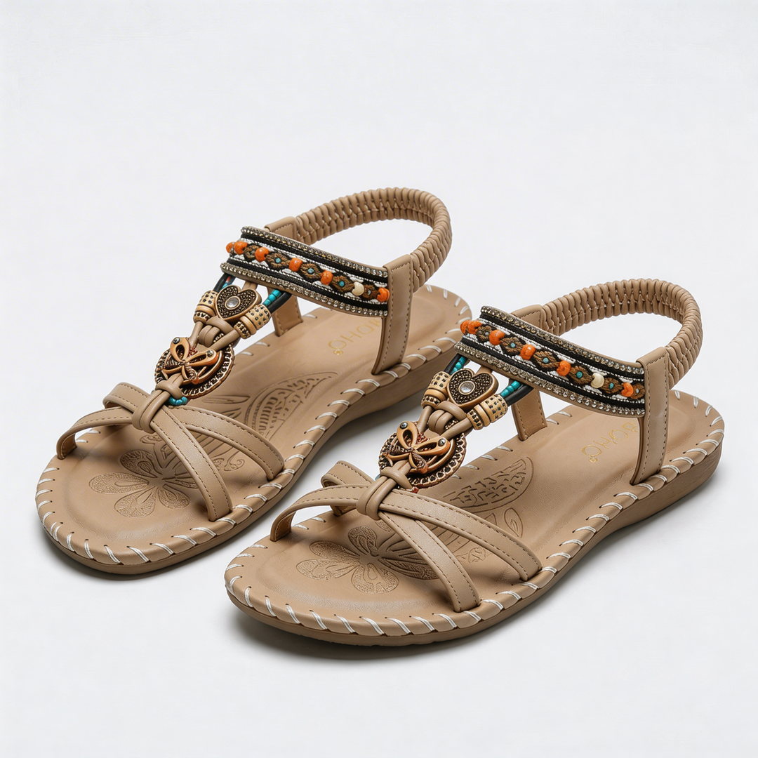 Nora™ | Sandali ortopedici in stile Ibiza per comfort ed eleganza