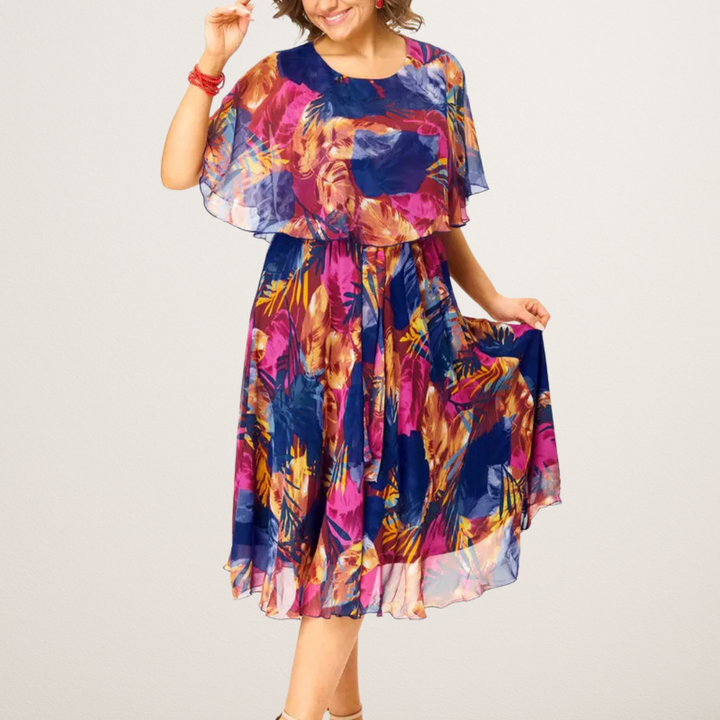 BARBARA | ABITO IN CHIFFON COMODO ED ELEGANTE