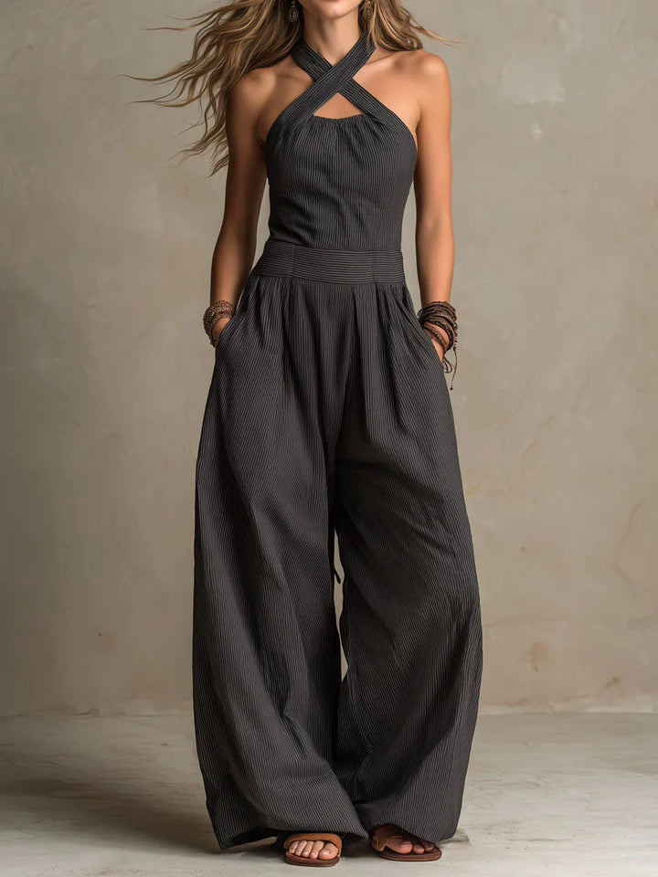 Nina | Tuta con scollo incrociato all’americana