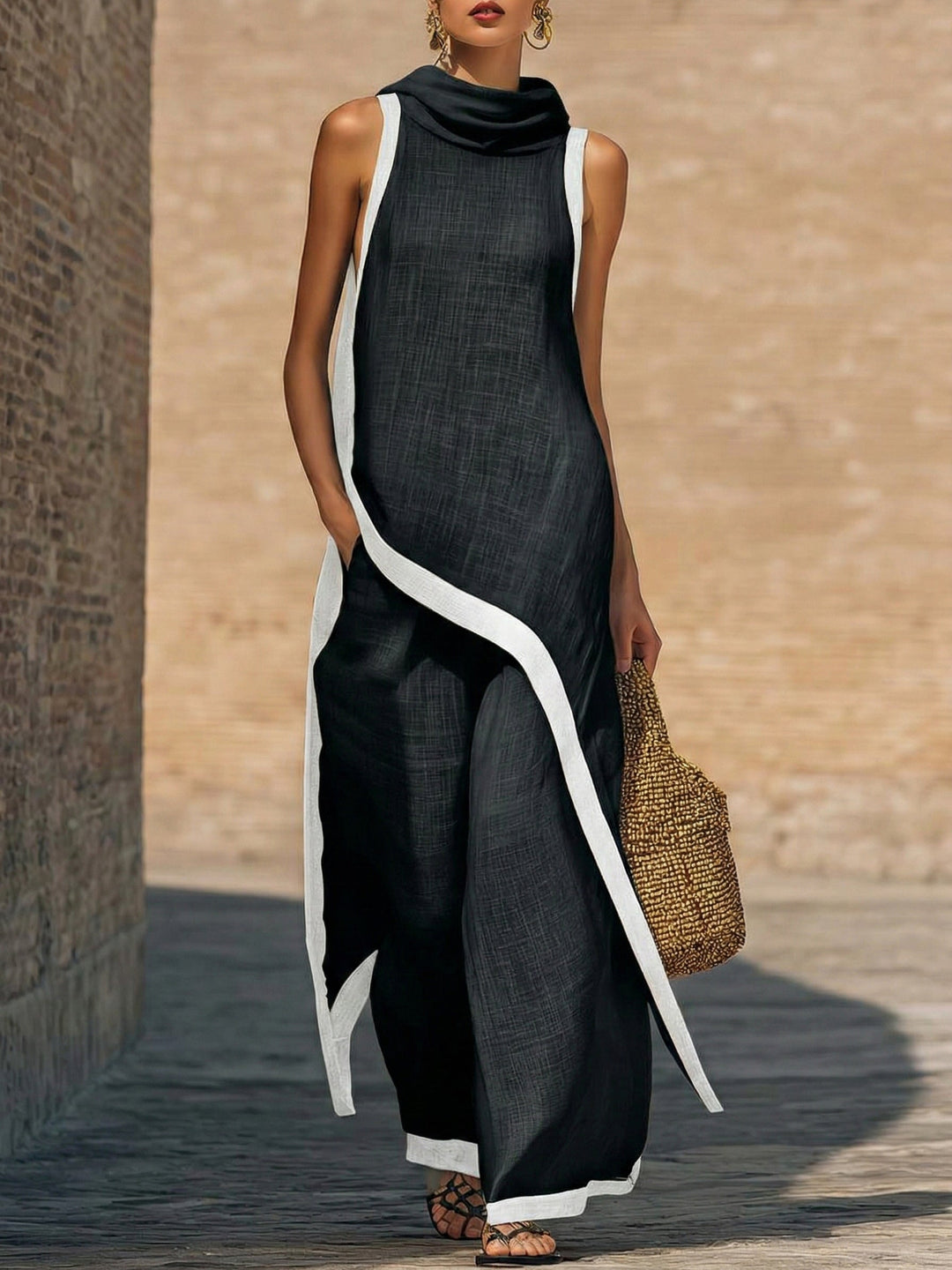 Kiara | Completo leggero due pezzi elegante