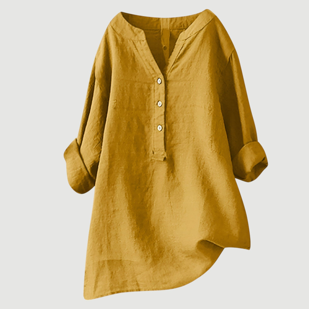 Lena™ – Camicia leggera e comoda con bottoni